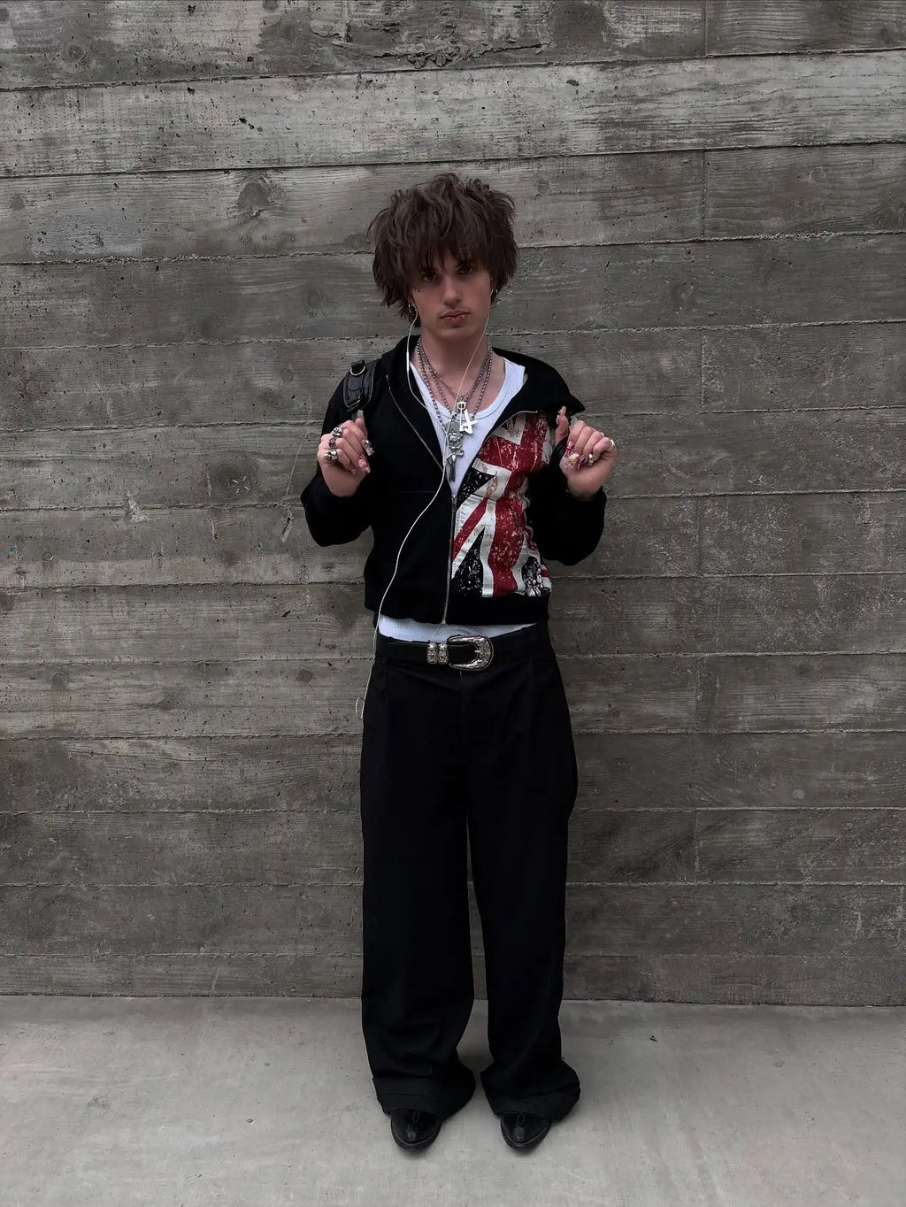 Harajuku British Flag Gothic Cardigan