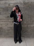 Harajuku British Flag Gothic Cardigan